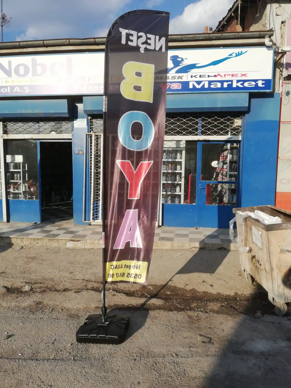 Oto Boyacı Yelken Bayrağı-2